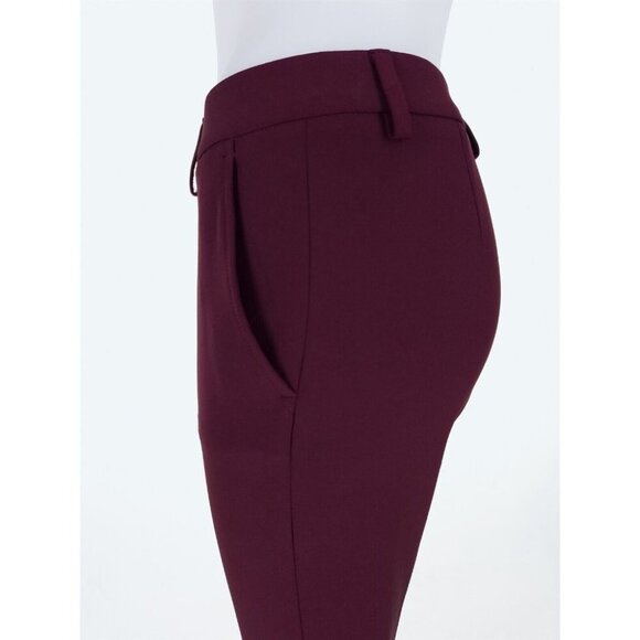 Philipp Plein Couture Crystal Embellished 'Bunny' Trousers Size 40 M Wine - Picture 4 of 13